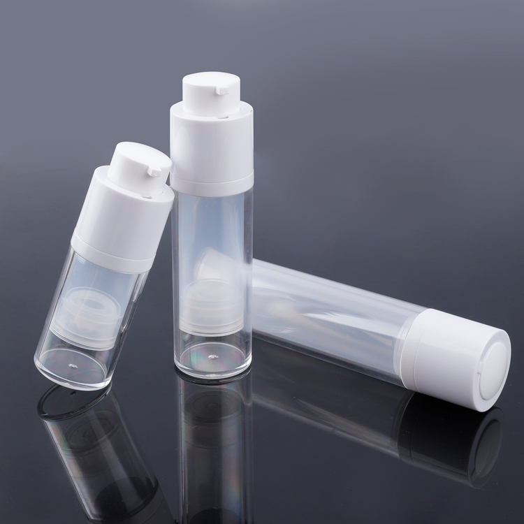 Small Capacity 15ml 30 Ml 50ml Pump Head ABS Portable Moisturizer Bottle Cosmetic Packaging Airless Bottle