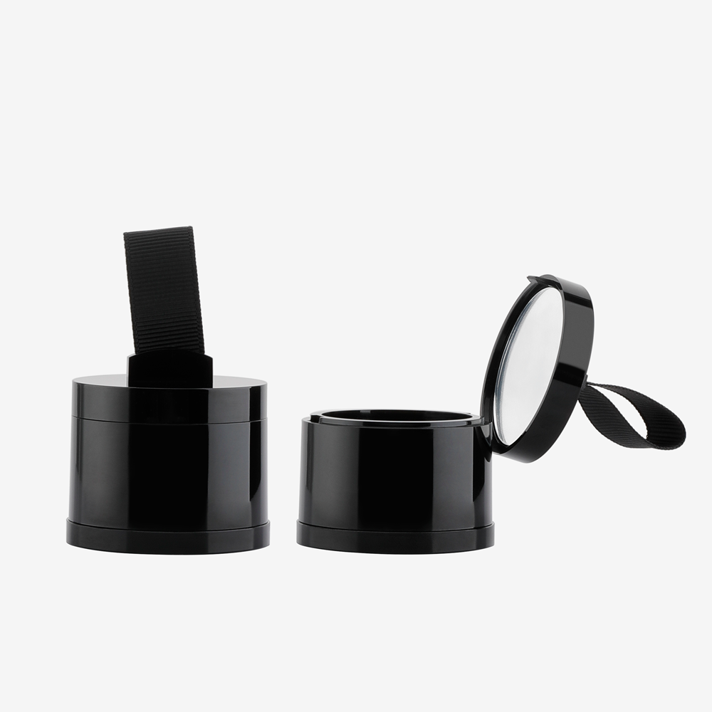 Wholesale 4g Cosmetic Plastic Blush Powder Puff Case Sponge Bottle Hairline Shadow Empty Loose Powder Container With Brush