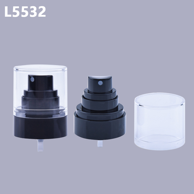 Plastic 24/410 28/410 32/410 Cosmetic 32mm Treatment Pump for Cosmetic Bottles,Output Treatment Pump Black