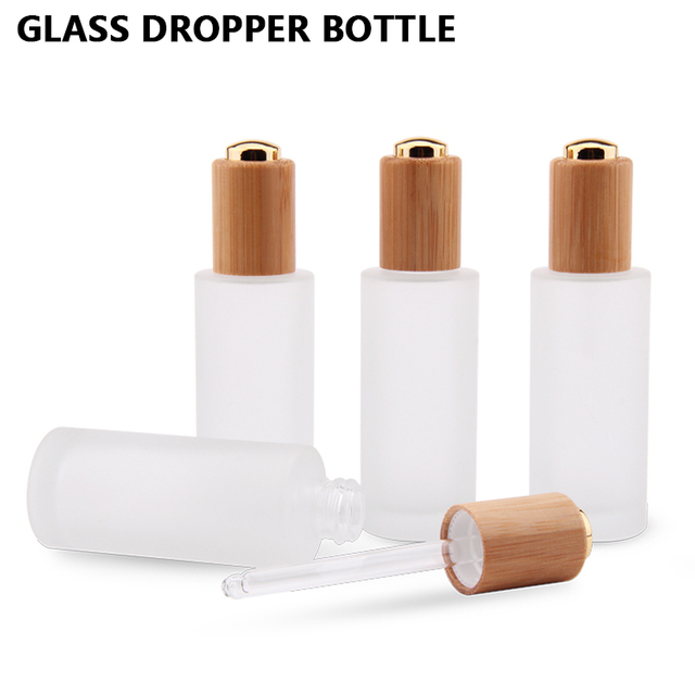 Wholesale 5ml 10ml 15ml 50ml Beauty Care Skin Care Serum Empty Essential Oil Glass Dropper Bottles 30ml