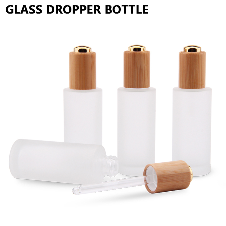 Wholesale 5ml 10ml 15ml 50ml Beauty Care Skin Care Serum Empty Essential Oil Glass Dropper Bottles 30ml