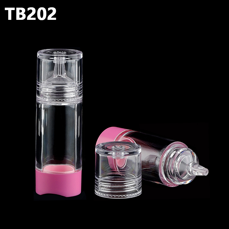 New Custom 5g Empty Transparent Emulsion Dropper Bottle Isolation Concealer Plastic Liquid Blush Bottle Container Packaging