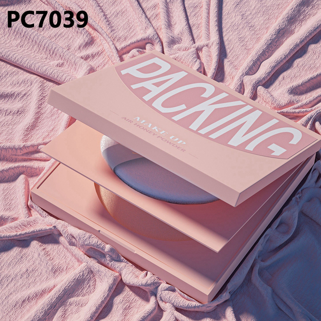 The New Square Shape Single Eyeshadow Case 10g ABS Eyebrow Powder With Mirror