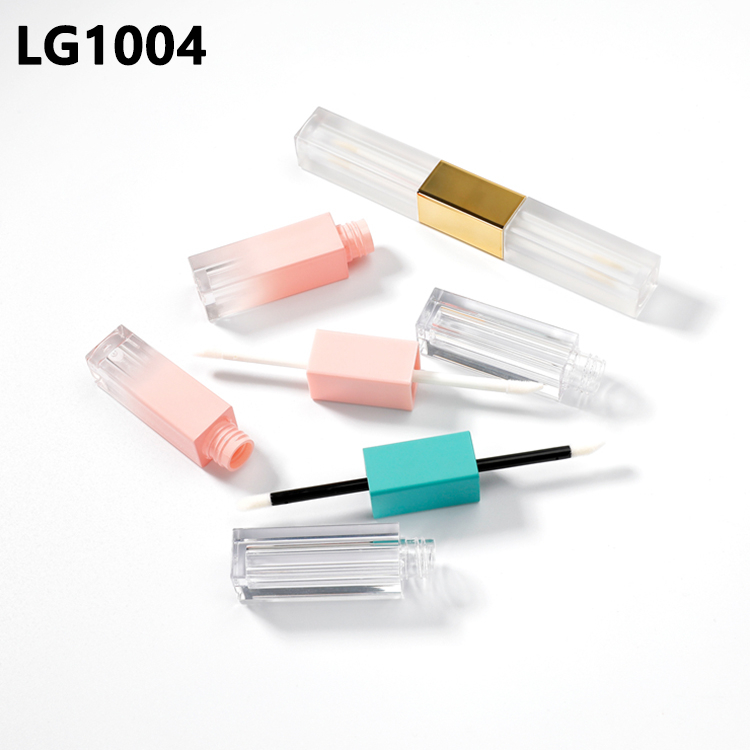 Factory Price Wholesale Double End 2*2ml Lip Gloss Containers Wholesale Lipgloss Tube