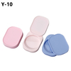 Cosmetic Packaging Creative Design 3g Single Compact Powder Case Empty Blush Compact Packaging with Rotated Cap