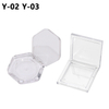 Cosmetic Blush Single Eyeshadow Case Hexagonal Square Shape Luxury 1.5g AS Powder Cosmetic Packaging