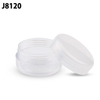 Custom Wholesale Factory Hot Sale Plastic Cute Eco Friendly PS Jar Cosmetic Packaging with Lids