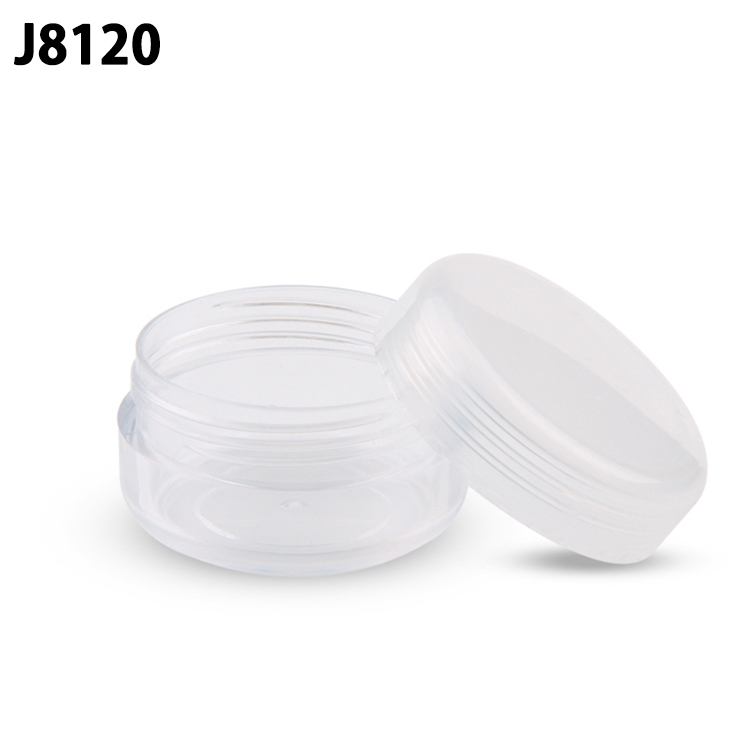 Custom Wholesale Factory Hot Sale Plastic Cute Eco Friendly PS Jar Cosmetic Packaging with Lids