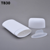 50g Pp Oval Shape Plastic Gel Empty Deodorant Stick Container,plastic Black Cosmetic Deodorant Tube Stick Containers