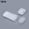 80g Oval Shape Empty Gel Refillable Deodorant Stick Container Twist Up Tube Sustainable Cosmetic Packaging