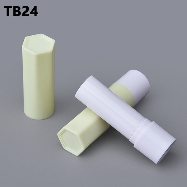 Cosmetic Packaging 4.5g 4.8g Makeup Lipbalm Tube White Empty Container Chapstick Lip Balm Tube