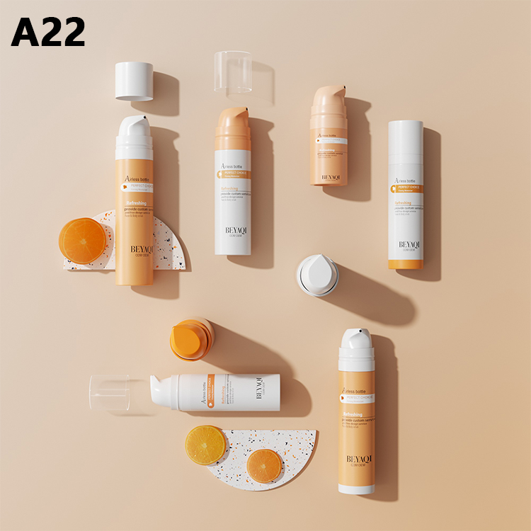Portable Eye Cream 5ml 10ml 15ml Small Capacity Press Foundation Bottle Unique Airless Bottle