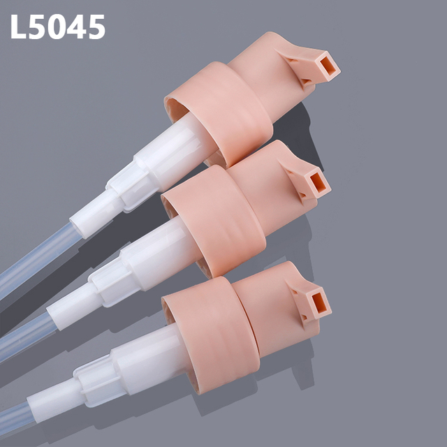 Factory Wholesale Cosmetic Dispenser Customizable Pink Plastic 28/410 Lotion Pump for Bottle,Lotion Dispenser Pump 28 Mm