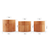 Cosmetic Packaging Wholesale 5g 8g 15g 20g 30g 50g 100g 150g 200g 250g Pp Bamboo Cosmetic Jars with Bamboo Lid 