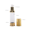 ABS PP PE Airless Container 30ml Gold Cosmetic Packaging Airless Spray Bottle