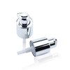 Wholesale Cosmetic Packaging Aluminum Plastic Sliver Spray Pump Foundation Dispenser 18mm Cream Pump for Bottle