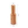 Biodegradable Plastic 30 Ml Bamboo Cosmetic Shampoo PP Plastic Fine Mist Spray Bottle with Bamboo Lid