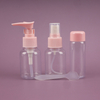 Eco-friendly Personal Care Packaging Pet Plastic Perfume Cosmetic Skin Care Bottle Set Airline Spray Travel Kit