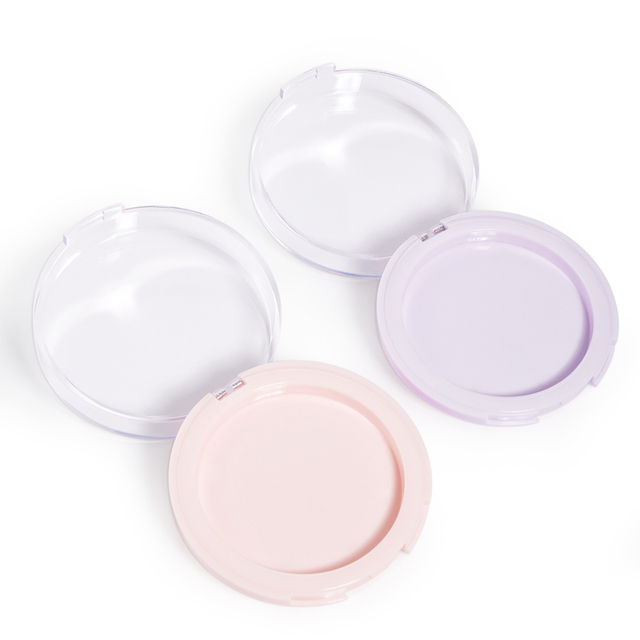 Custom Plastic Beauty Cosmetic Packaging Empty Makeup Powder Compact Case Container