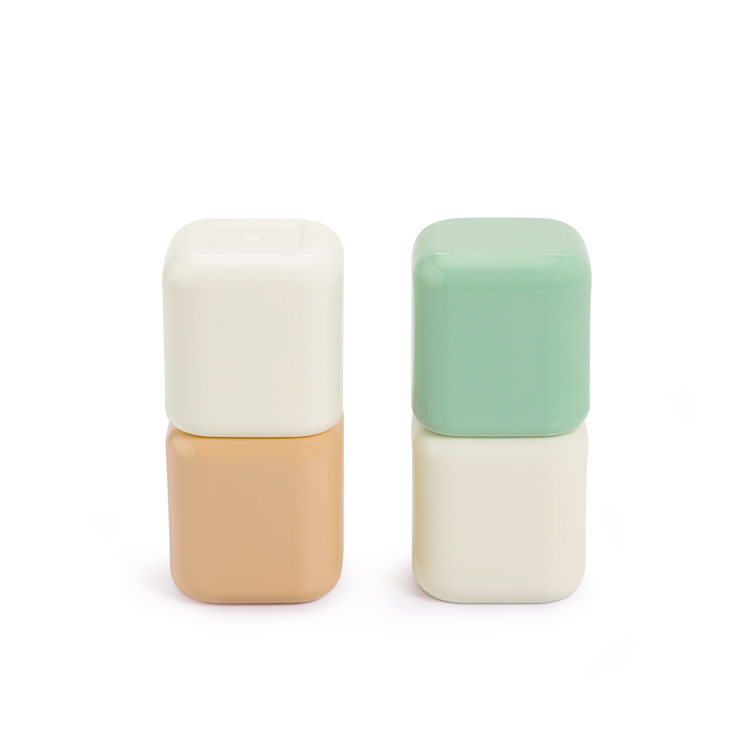 Luxury Small Ring Deodorant Stick Container with Push-Up Packaging Tube And Screw Cap Custom Screen Printing for Skin Care