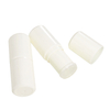 White Empty Round Blusher Stick Refillable ABS Plastic Lip Balm Tube Container Twist Up Deodorant Stick Tubes 15gram