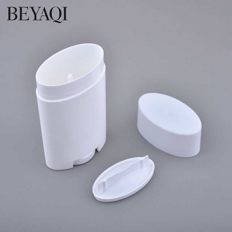 Empty 75G Antiperspirant Deodorant Packaging Solid Perfume Deodorant Stick Container Refillable Plastic Deodorant Bottle