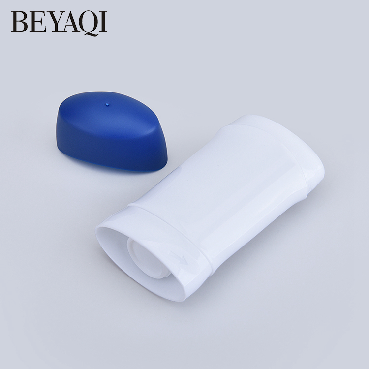 Factory Wholesale 50g 80g Solid Empty Deodorant Container Round Matte Cosmetic Cream Jars Deodorant Stick Container