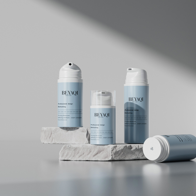 50ml 100ml Custom Logo Empty Skin Serum Lotion Foam Dispenser Face Cream White Airless Bottle,Cylinder 150ml Airless Pump Bottle