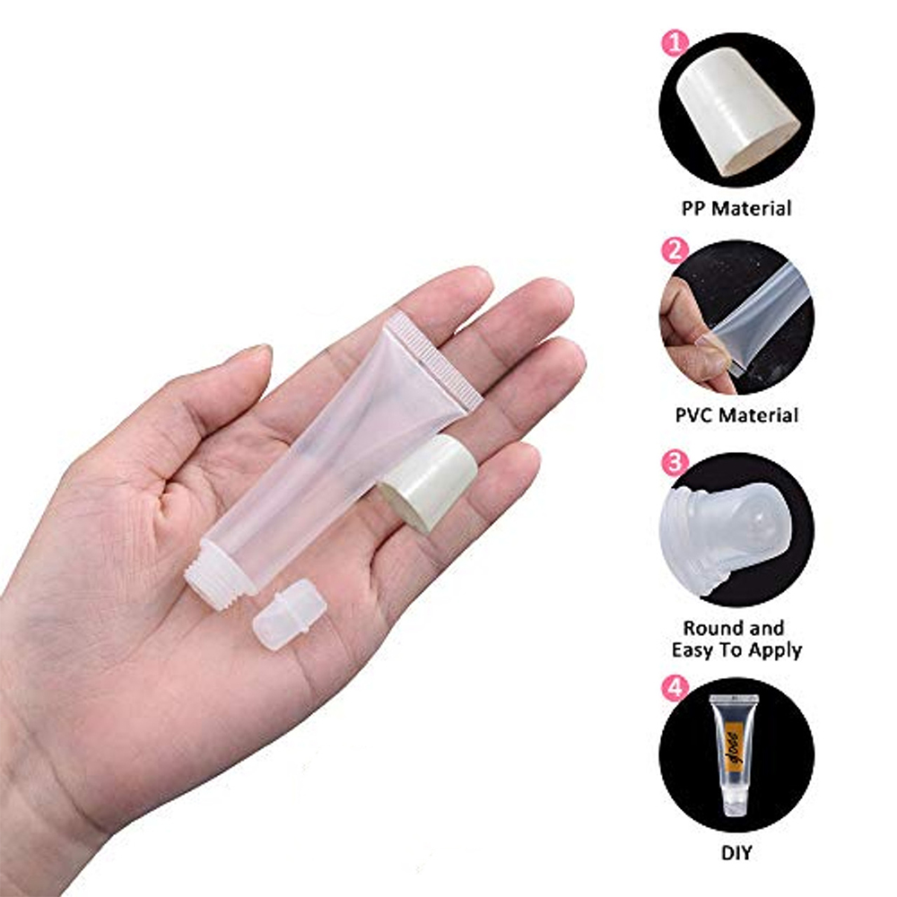 Dome Tip Soft Squeeze Tube For Moisturizing Lip Balm Lip Care