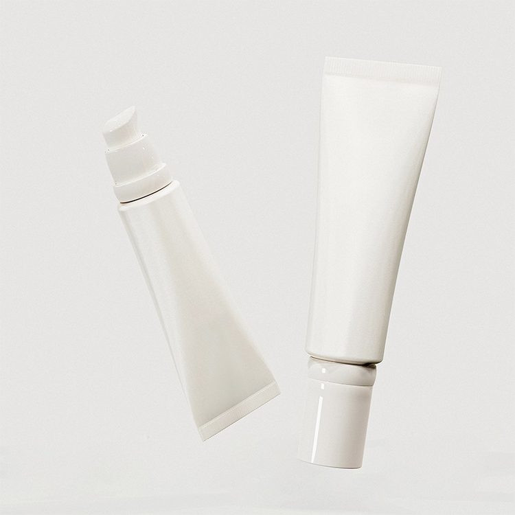 10g 15g 25g 30g Customized White Soft Cosmetic Tube 15ml With Airless Pump