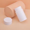 Empty PS PP ABS Plastic Baby Talcum Powder Bottle 80g with Twist Sifter Cap Loose Powder Container Custom Logo Packaging