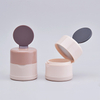 Private Label Dual-Lid Two Sponge Brush 3g+5g Hair Concealer Cream Container Hairline Shadow Powder Case With Puff
