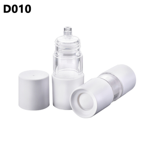 Push Button Dropper Bottle 10ml Cosmetic Packaging TPR Clear Plastic Essential Oil Dropper Bottles 