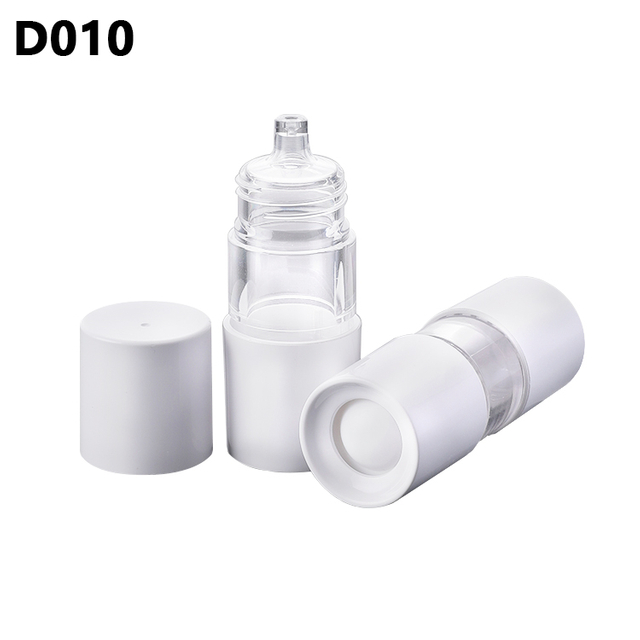 Push Button Dropper Bottle 10ml Cosmetic Packaging TPR Clear Plastic Essential Oil Dropper Bottles 