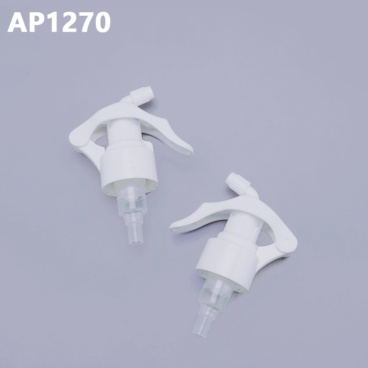 Free Sample Chemical Resistant 28/410 All Plastic Mini Trigger Sprayer White Mini Trigger Sprayer 