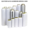  Gas Food & Oil Aluminum Aerosol Cans