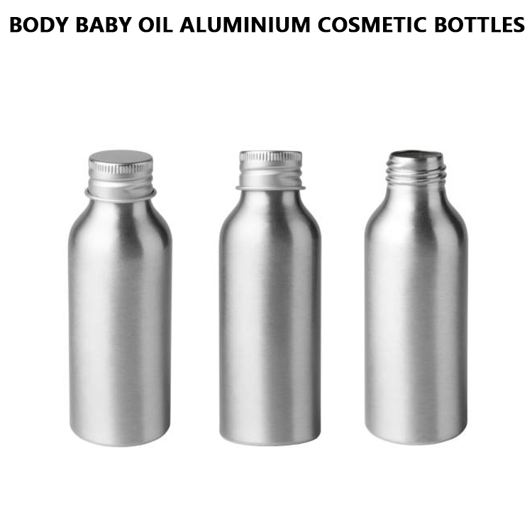 Body Baby Oil Aluminium Cosmetic Bottles