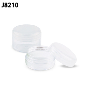 Skincare Packaging Factory Wholesale Custom Fashion Factory OEM ODM Refillable Plastic High Quality Luxury Plastic Cosmetic Jar 10G With Lid