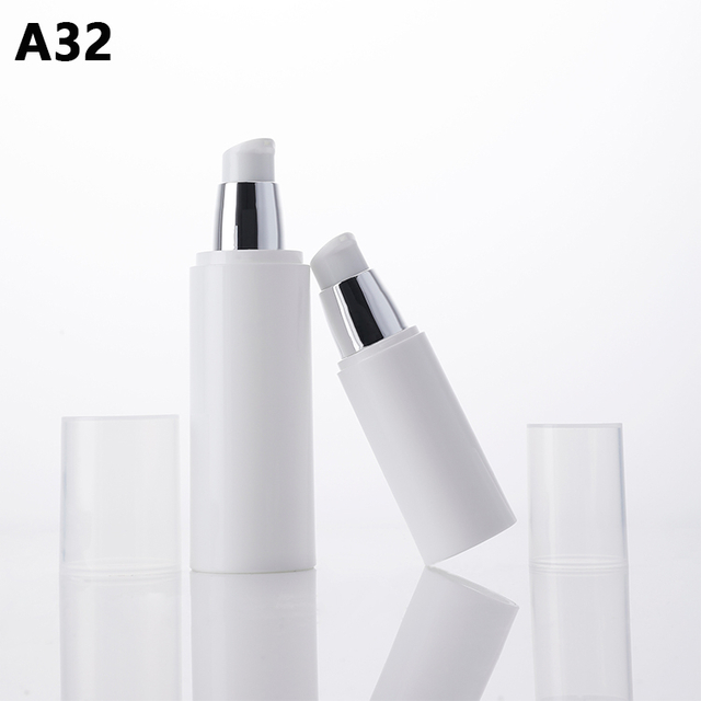 Wholesale Plastic 15 Ml Airless Lotion Pump Bottle 50ml Airless Pump Bottle for Cosmetic Packaging