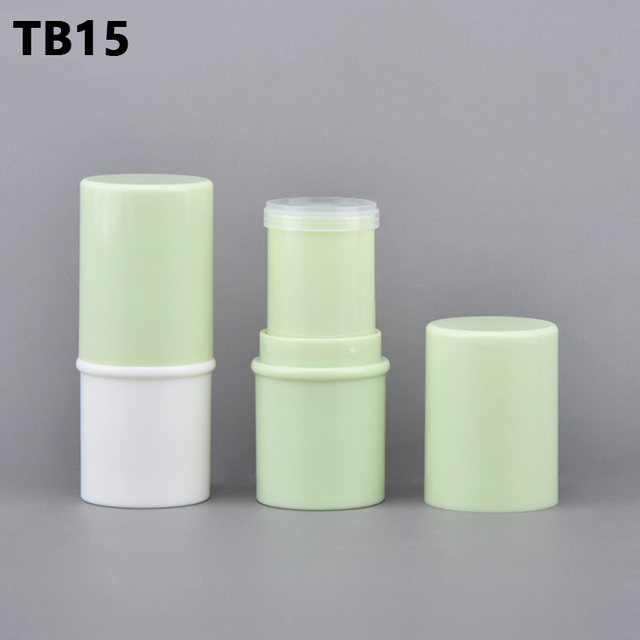 Cheap Empty Plastic Pink Deodorant Container 5g 7g Short Round Foundation Concealer Stick Tube Lip Blam for Cosmetic Packaging