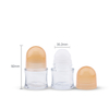 Good Price Free Sample Wholesale Cosmetic Clear Container 50ml Deodorant Glass Roll on Bottle