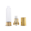 ABS PP PE Airless Container 30ml Gold Cosmetic Packaging Airless Spray Bottle