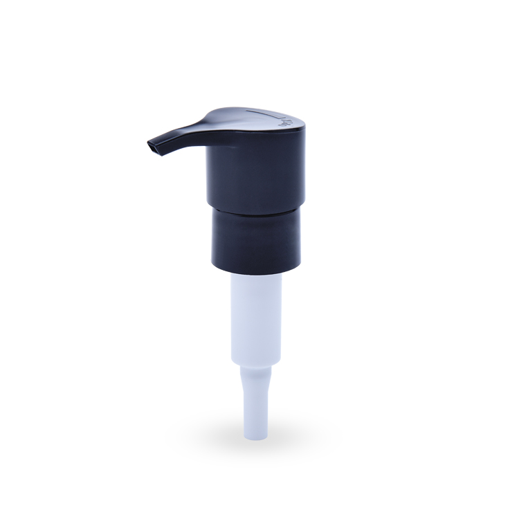 Custom Black Plastic Dispenser 24/410 Eye Body Cosmetic Packaging Foundation Oil Cream Treatment Pump