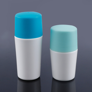 High Quality Custom Label 50ml 75ml Ball Diameter 35.56mm Plastic Multifunctional Deodorant Essencial Oil Eye Cream Perfume Roller Ball Bottle