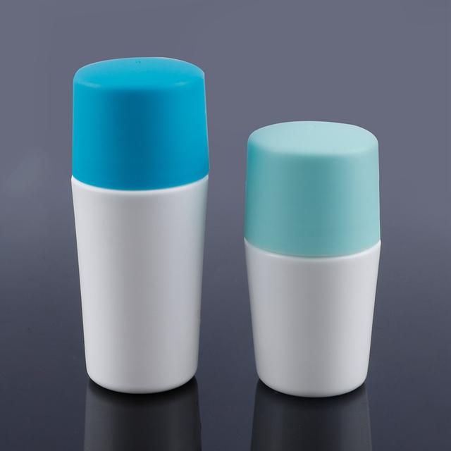 High Quality Custom Label 50ml 75ml Ball Diameter 35.56mm Plastic Multifunctional Deodorant Essencial Oil Eye Cream Perfume Roller Ball Bottle
