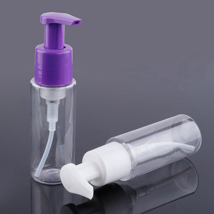Professional Factory Free Sample Custom Bottle 0.3cc 28/412 Built-in Spring Plastic Clear Small Capacity Press Foaming Hand Soap Bottle Pump