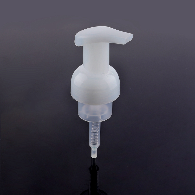 Low Moq Custom Competitive Price Good Quality Free Sample Unique New Type Black White 0.8±0.10cc 1.6±0.10cc 40/400 Built-in Spring Plastic Pp Custom Size of The Bottle Foaming Pump for Dispenser