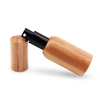 Biodegradable Plastic 30 Ml Bamboo Cosmetic Shampoo PP Plastic Fine Mist Spray Bottle with Bamboo Lid