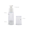 Wholesale Custom Logo Popular Empty Skincare Personal Care Packaging AS PP PE 15/30/50/80/100Ml Cosmetic Clear Airless Pump Bottle