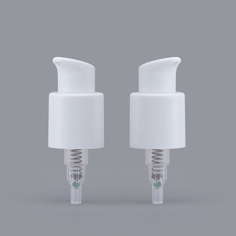 Ningbo Factory Portable OEM Printing Reusable 24/410 Plastic Cream Treatment Pump Dispenser for Foundation Essential Oil